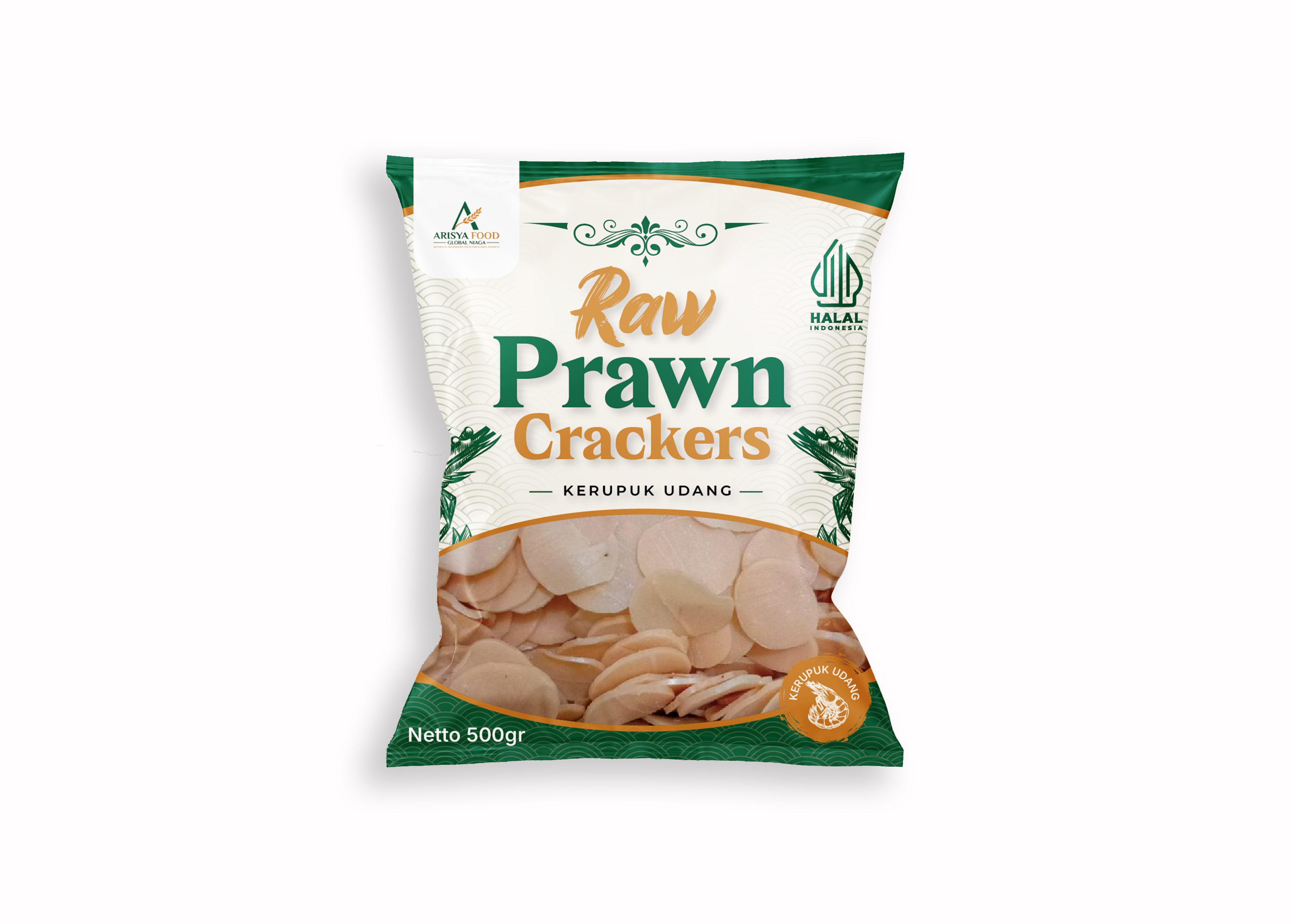Raw Prawn Crackers (Kerupuk Udang)